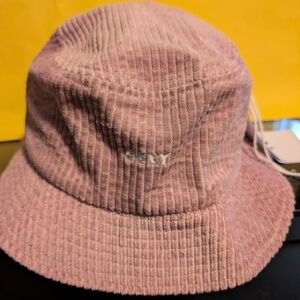 Obey Pink Corduroy Bucket Hat